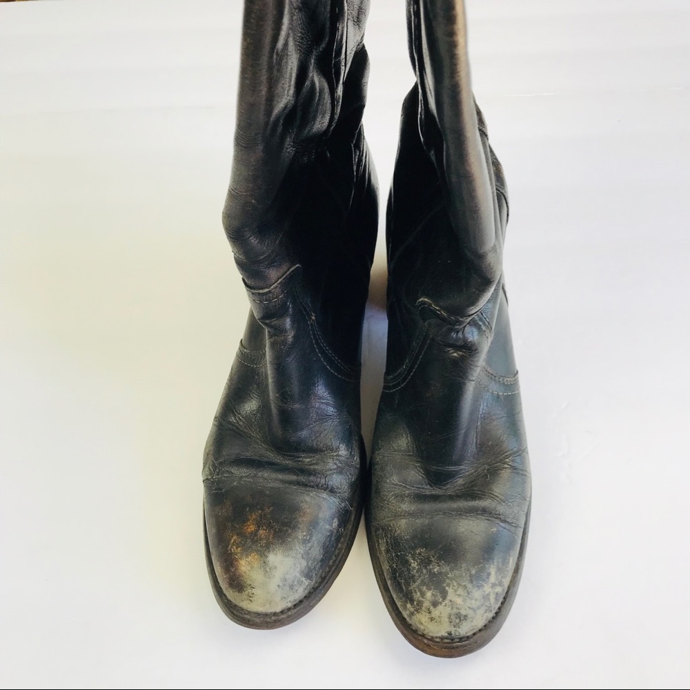 Frye Tall Rustic Riding Boots - Picture 3 of 6